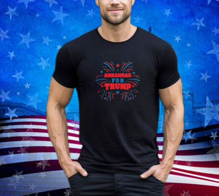 Best 4th of July USA Flag Firework Arkansas Shirt