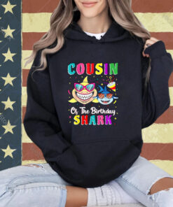 Cousin Of The Shark Birthday Family Matching Birthday Cousin T-Shirt