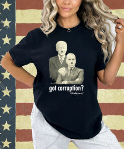 Got Corruption Walkaway Joe And Hunter Biden T-Shirt
