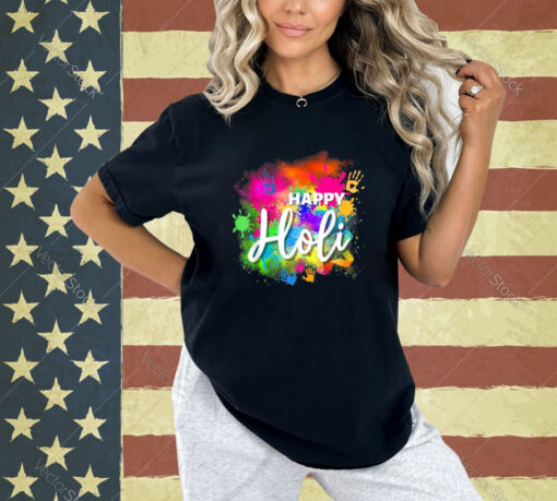 Happy Holi Women Men Family Kids Cool Holi Festival Outfits T-Shirt