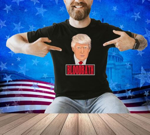 If I Don't Get Elected, Going To Be A Bloodbath Fake News Premium T-Shirt