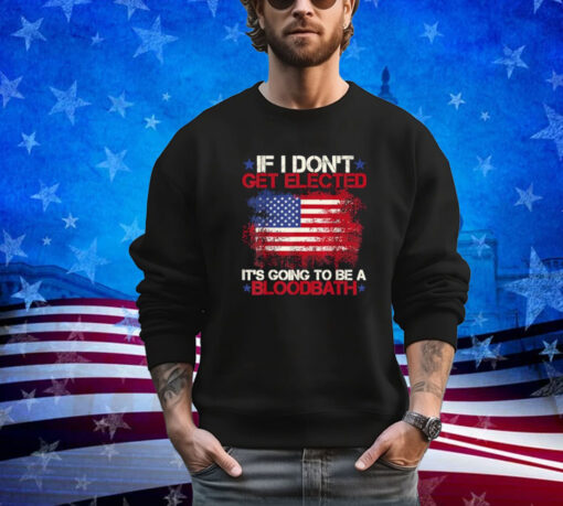 Retro Style If I Don't Get Elected Trump US Flags Shirt