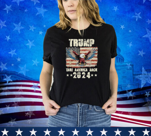 Trump 2024 4th Of July American Flag Premium Shirt