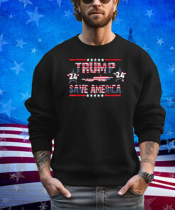Trump 2024 Save America And American Flag Shirt