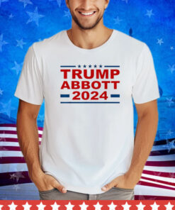 Trump Abbott 2024 For President VP USA Election Patriotic Shirt