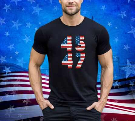Trump Political Republican Conservative 45 47 america Shirt