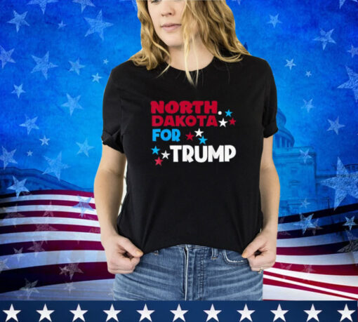 USA Election North Dakota For Trump Shirt