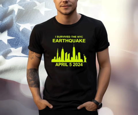 Skill Issue I Survived The Nyc Earthquake April 5Th 2024 T-Shirt