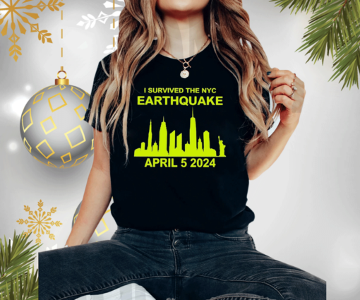 Skill Issue I Survived The Nyc Earthquake April 5Th 2024 T-Shirt