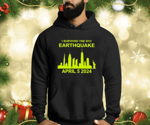 Skill Issue I Survived The Nyc Earthquake April 5Th 2024 Hoodie Shirt