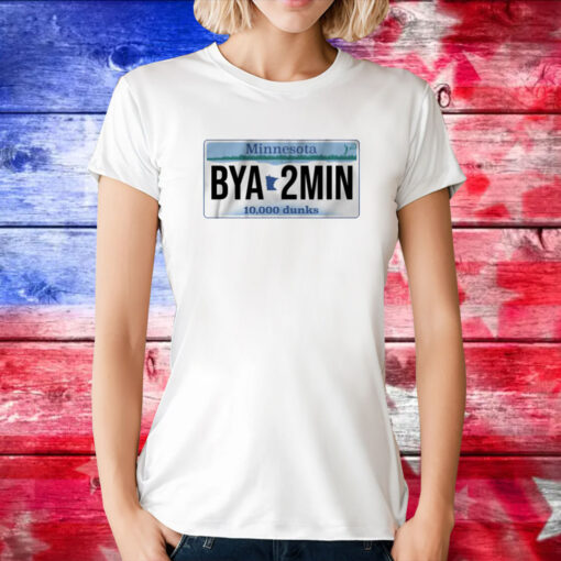 BYA2MIN License Plate Minnesota T-Shirt