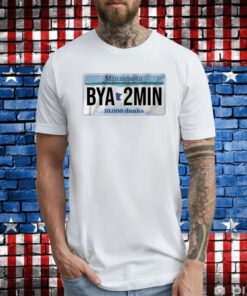 BYA2MIN License Plate Minnesota Tee Shirt