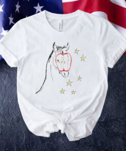 Horse girl apple Tee Shirt