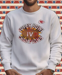 Kansas City Chiefs Super Bowl IV Champions Tee Shirt