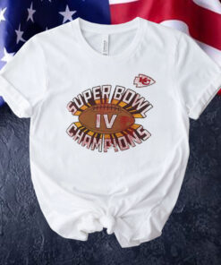 Kansas City Chiefs Super Bowl IV Champions Tee Shirt