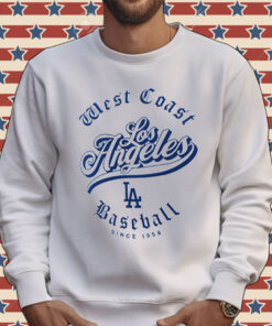 Los Angeles Dodgers West Coast Baseball Tee Shirt