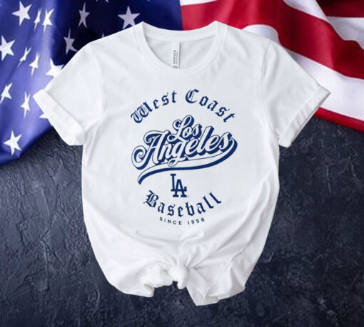 Los Angeles Dodgers West Coast Baseball Tee Shirt