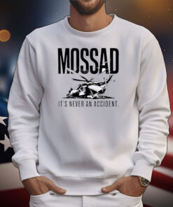Mossad It’s Never An Accident Ladies Boyfriend T-Shirt