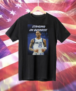 Paul Jamaine Washington Jr Dallas Mavericks Standing On Business Tonight In GM 6 T-Shirt