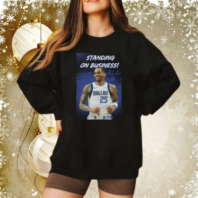 Paul Jamaine Washington Jr Dallas Mavericks Standing On Business Tonight In GM 6 Sweatshirt