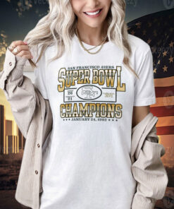San Francisco 49ers Super Bowl XVI Champions Tee Shirt