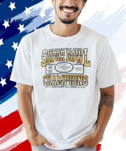 San Francisco 49ers Super Bowl XVI Champions Tee Shirt
