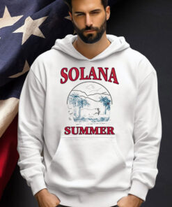 Taylor wearing Solana Summer Tee Shirt