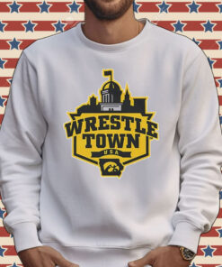 University Of Iowa Wrestle Town USA Tee Shirt