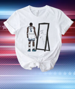 Vintage Minnesota Basketball Anthony Edwards Mirror GOAT T-shirt