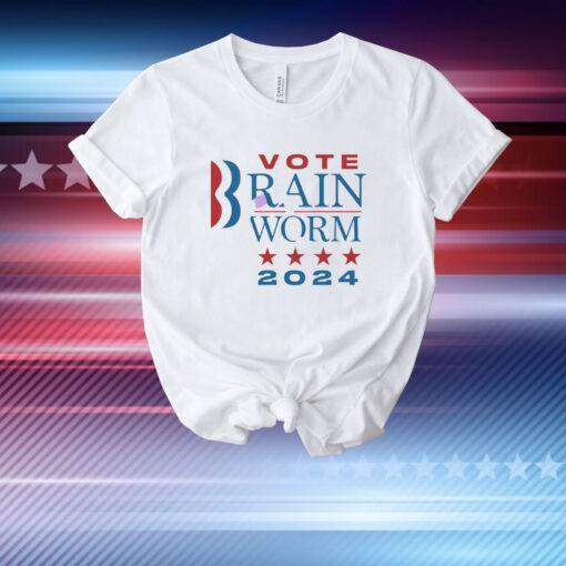 Vote Brain Worm 2024 T-Shirt