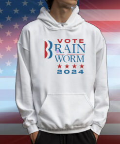 Vote Brain Worm 2024 T-Shirt