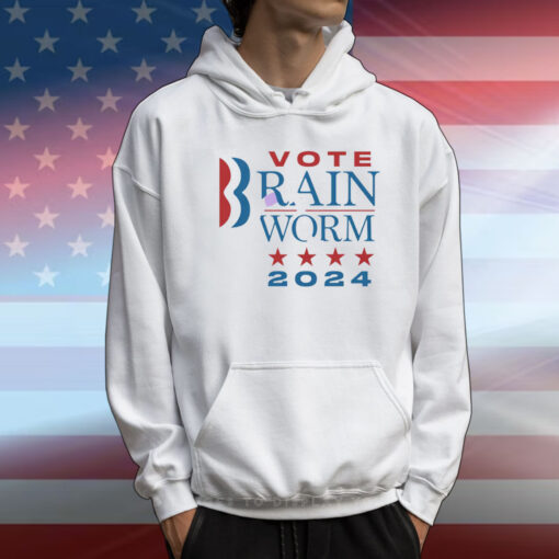 Vote Brain Worm 2024 T-Shirt