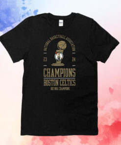 Boston Celtics 18-Time Nba Finals Champions Locker Room Tee Shirt