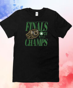 Boston Celtics Fanatics 2024 Nba Finals Champions Ball Screen Ring Tee Shirt