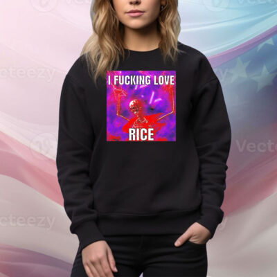 I fucking love rice skeleton Tee Shirt