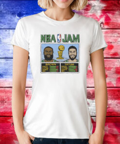 Jayson Tatum & Jaylen Brown Boston Celtics 2024 Nba Finals Champions Nba Tee Shirt