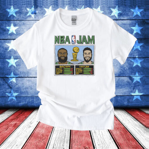 Jayson Tatum & Jaylen Brown Boston Celtics 2024 Nba Finals Champions Nba Tee Shirt