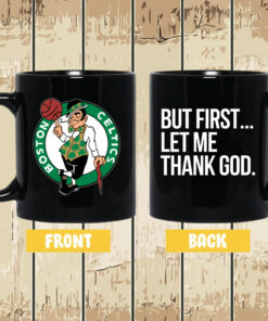 Joe Mazzulla Celtics But First Let Me Thank God T-Shirt