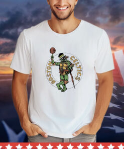 Joe Mazzulla Ninja Turtles Boston Celtics T-Shirt