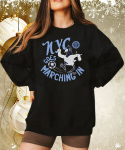 New York City Fc Nyc Goes Marching In T-Shirt