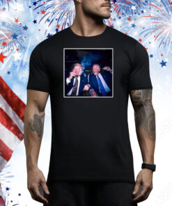 Notsafeforwear Trump And Biden Bromance Tee Shirt