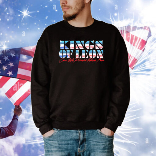 Official Kings Of Leon Kings Chrome Can We Please Have Fun 4th of july 2024 T-Shirt
