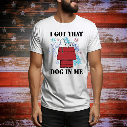 Official Snoopy I Got That Dog In Me 4Th Of July 2024 Painting Tee Shirt