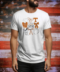 Official Tennessee Volunteers Women’s 2024 NCAA Men’s Baseball Nation College World Series Champions Comfort Colors Bow Tee Shirt