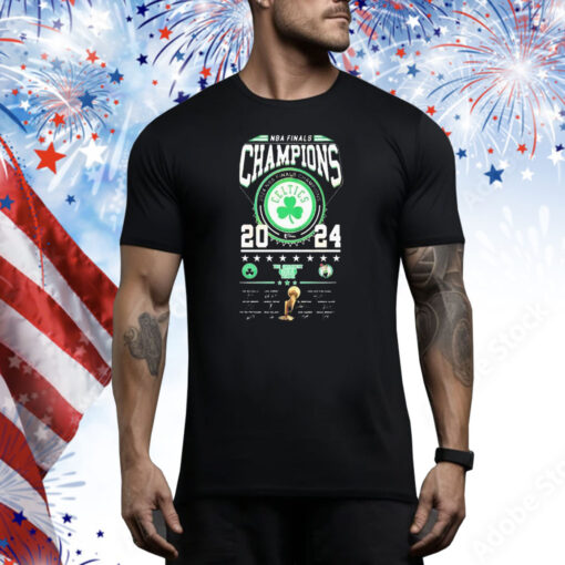 Official The Greatest NBA Final Champions 2024 Signature Boston Celtics Tee Shirt