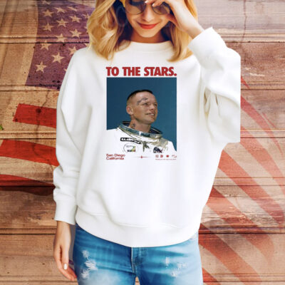 Official To The Stars Og Astronaut San Diego California Tee Shirt
