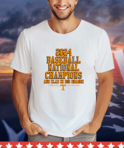 Tennessee Volunteers 2024 baseball national champions are clad in big orange T-Shirt