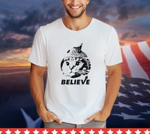 Shark Cat Believe T-Shirt
