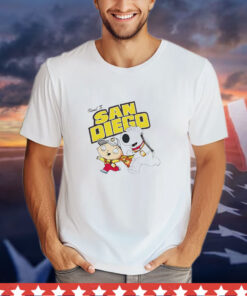 Peter Griffin and Brian Griffin road to San Diego Tee Shirt