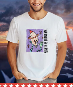 They Might Be Giants Skull with Hat and Scarf T-Shirt
